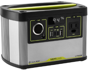 Goal Zero Yeti Portable Power Station - Yeti 200X w/ 187 Watt Hours Battery Capacity